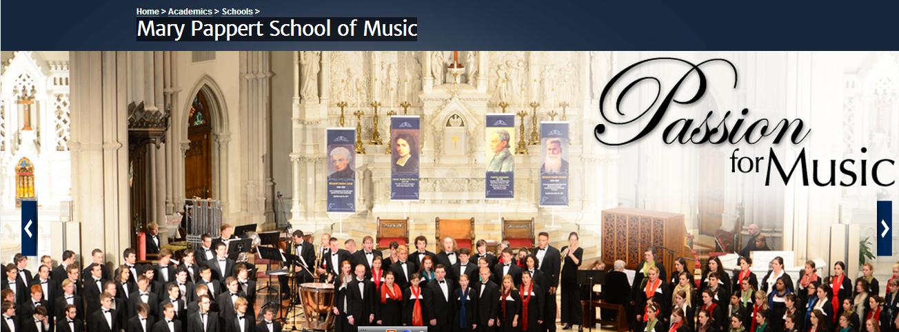 杜肯大学Mary Pappert School of Music
