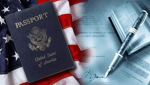 美国最新签证护照样式